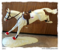 Hunter and jumper tack sets made for model horses by Jana Skybova